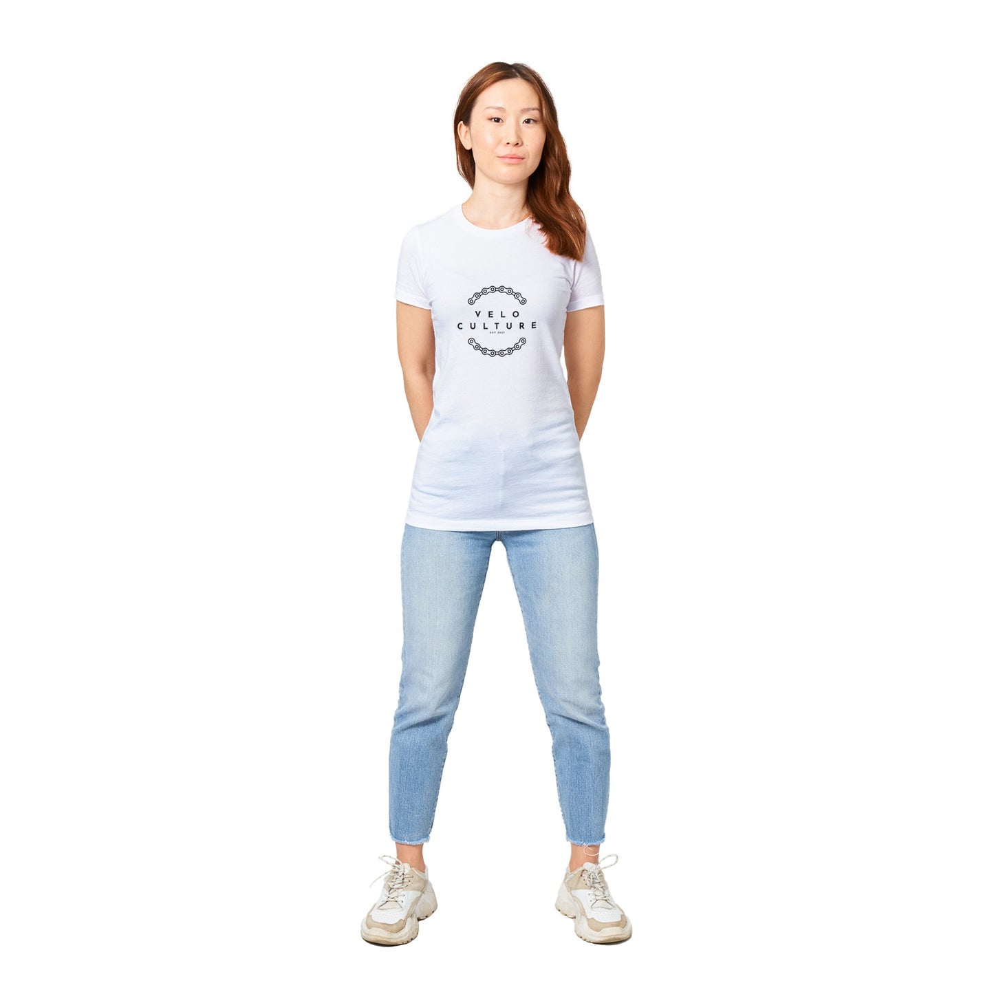 VeloCulture Premium Womens Crewneck T-shirt