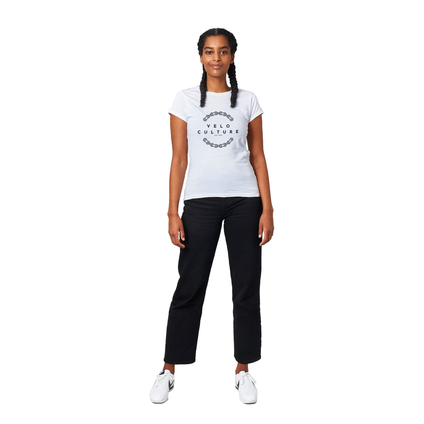 VeloCulture Classic Womens Crewneck T-shirt